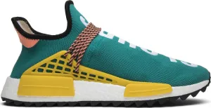 Adidas Pharrell x NMD Human Race Trail 'Sun Glow' Sneakers, Green