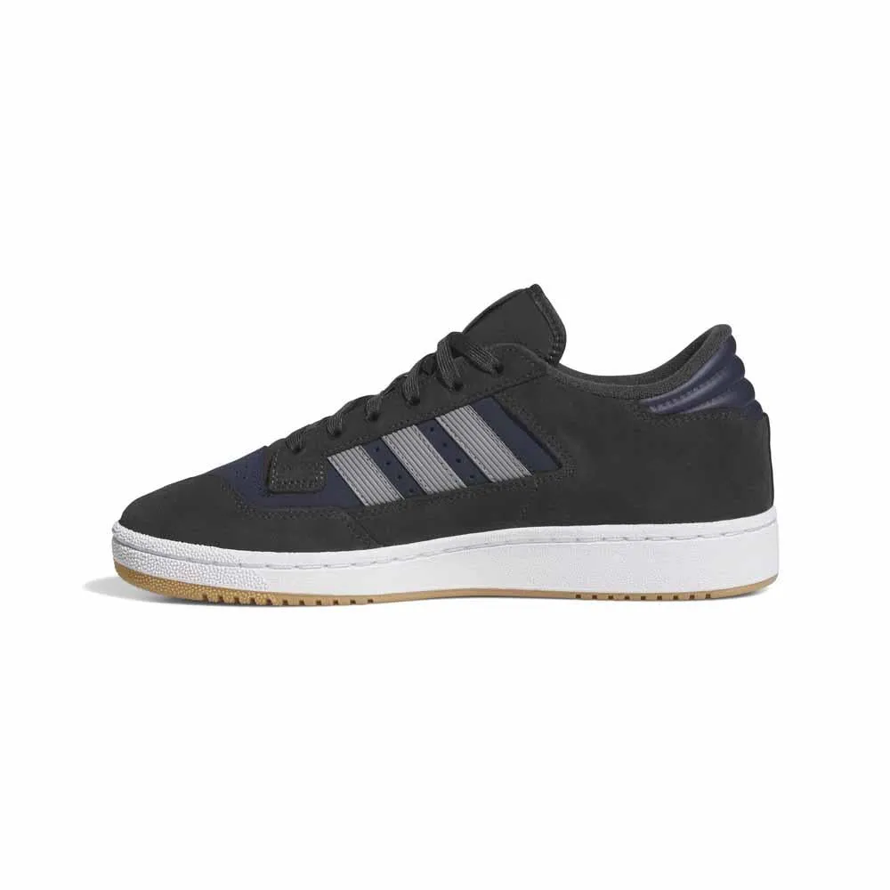Adidas Skateboarding Centennial 85 Low Carbon Grey Three Navy Skate Shoes