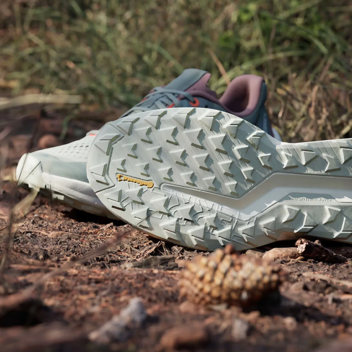 Adidas Terrex Womens Soulstride Flow Trail Running Shoe Linen Green / Off White / Silver Green