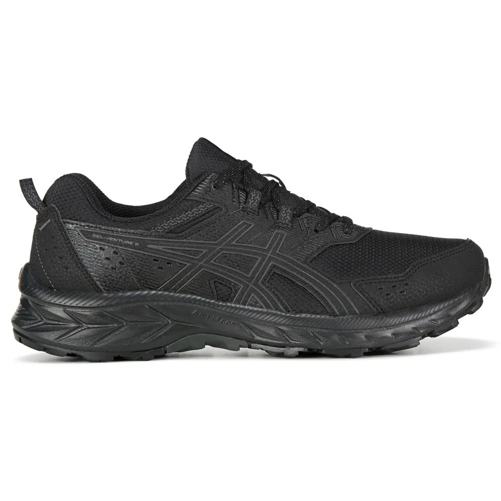 Asics Men's GEL-Venture 9 Medium/Wide Trail Running Shoe ,  black