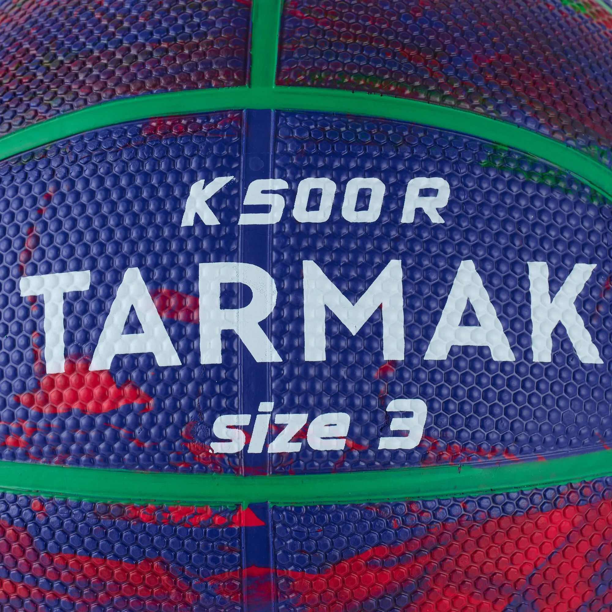 children's basketball size 3 K500 Rubber blue/red TARMAK