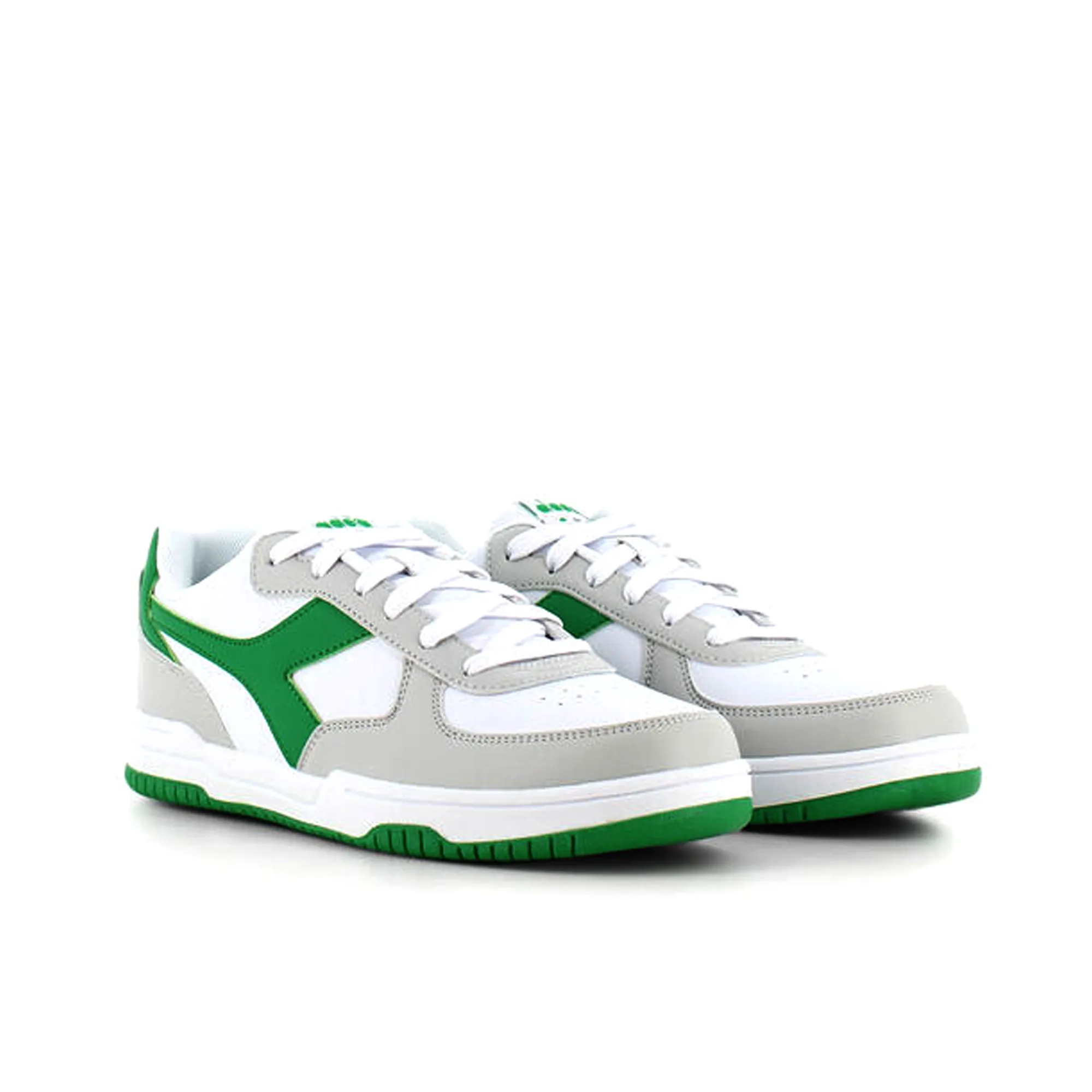 Diadora Raptor Low Sneakers  - White/Meadow Green