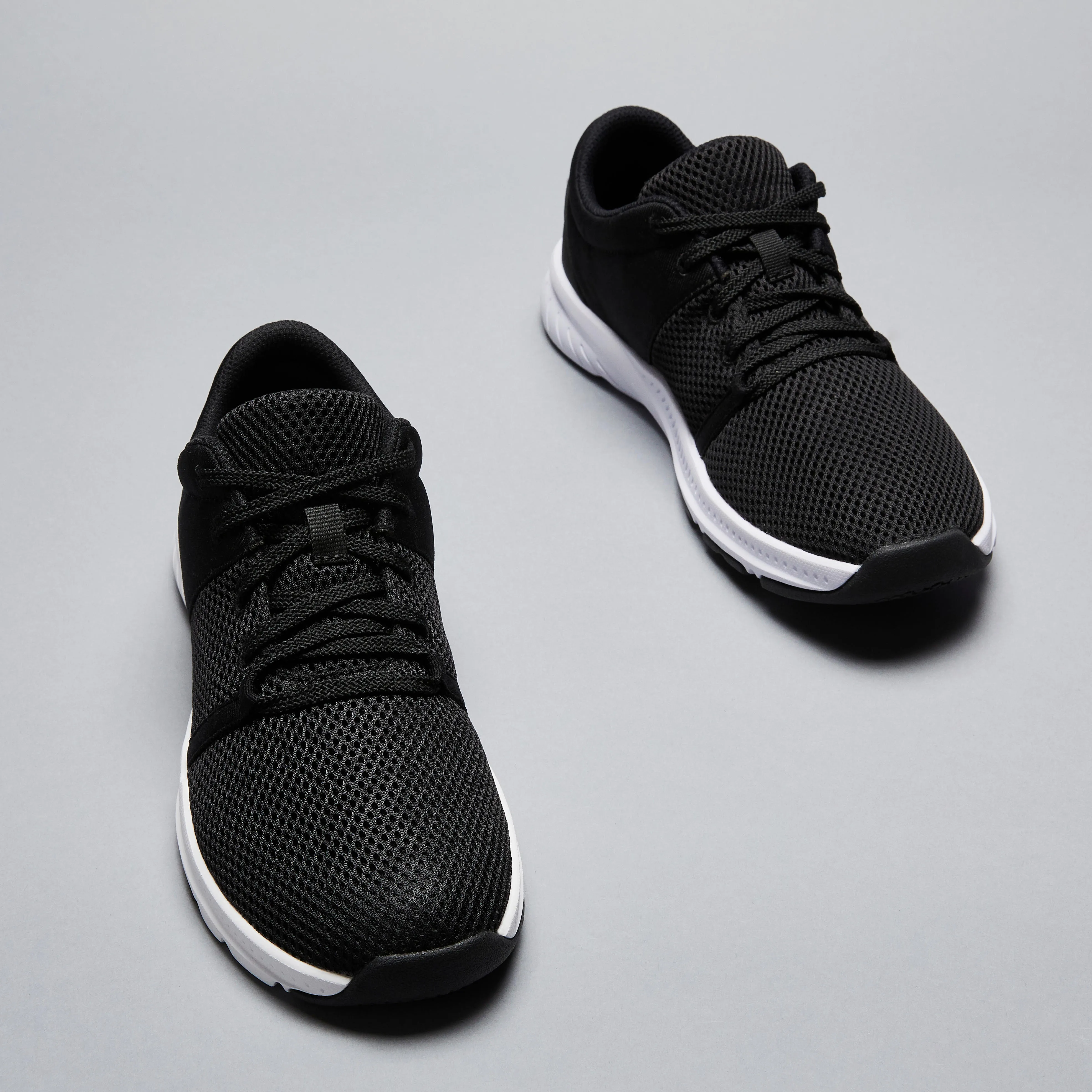 Fitness shoes 100 Fitness Cardio women's black DOMYOS, black