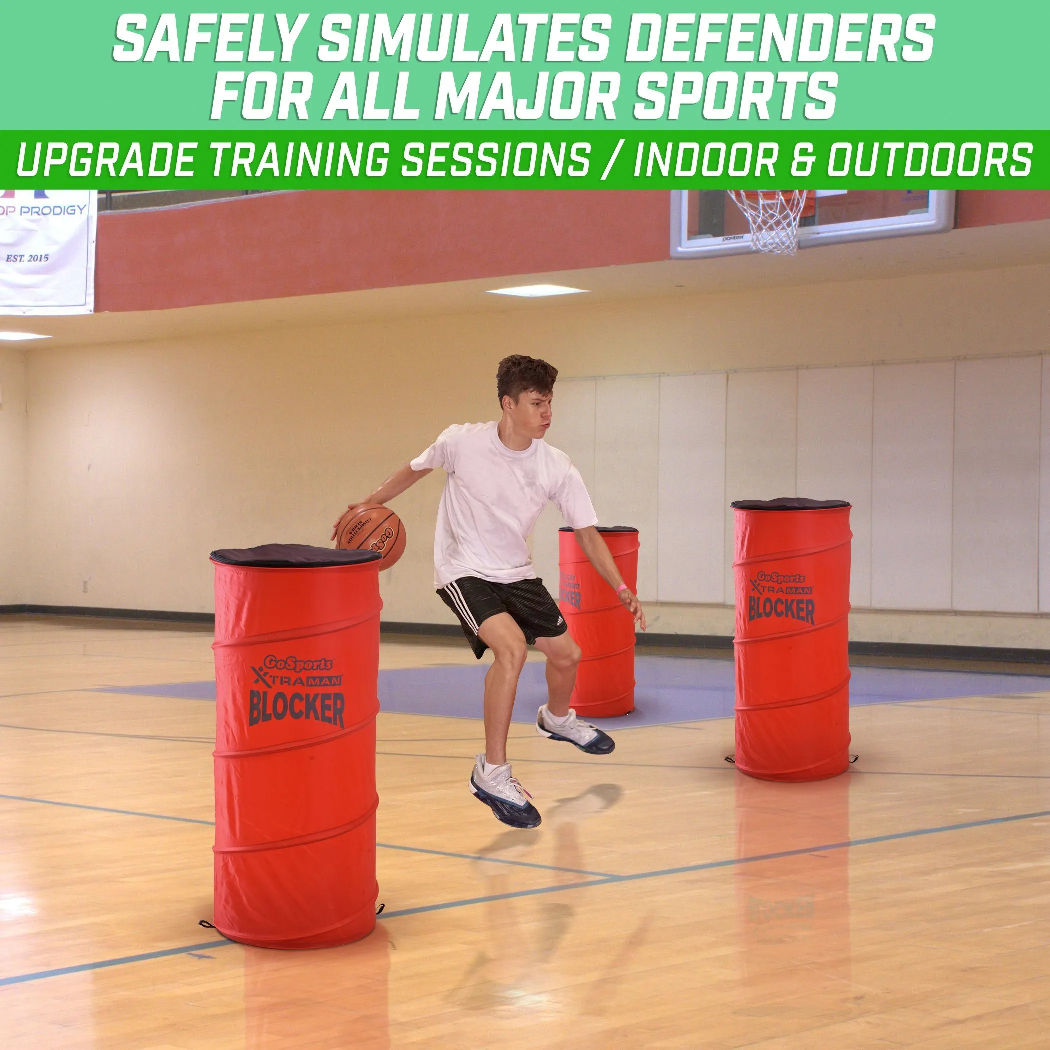 GoSports XTRAMAN Blocker Pop-Up Defenders 3-Pack