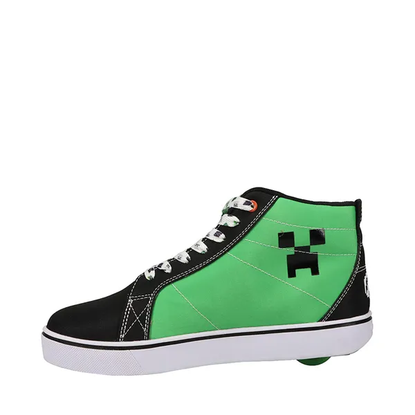 Heelys x Minecraft Racer 20 Mid Skate Men's Sneakers, Black/Green