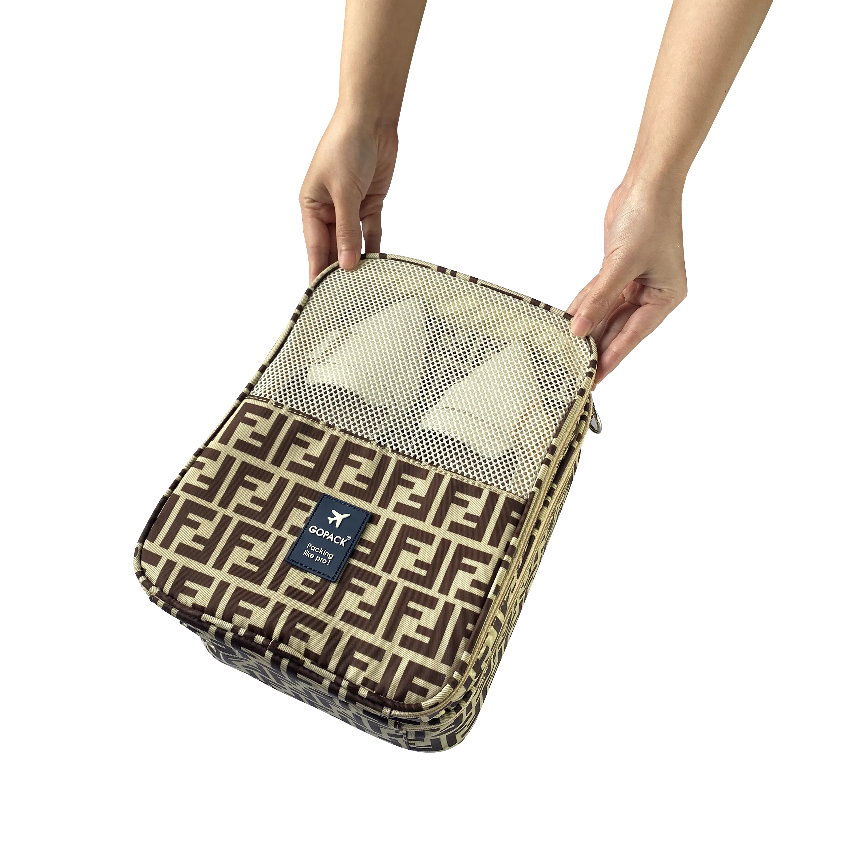Jersey Double Decker Shoes Pouch - D779