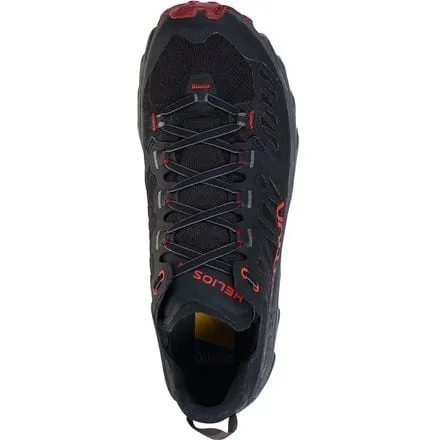 Men's Helios III Trail Running Shoes La Sportiva, Black/Poppy