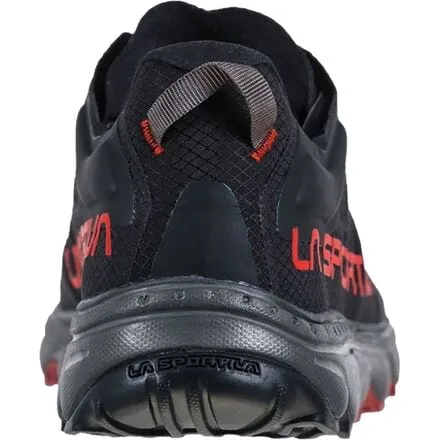 Men's Helios III Trail Running Shoes La Sportiva, Black/Poppy