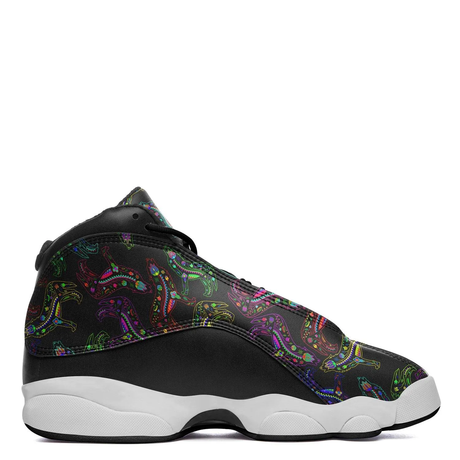 Neon Floral Wolves Isstsokini