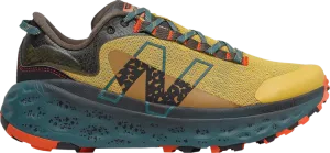 New Balance Fresh Foam X More Trail v2 2E Wide 'Harvest Gold Mountain Teal' Sneakers, Gold