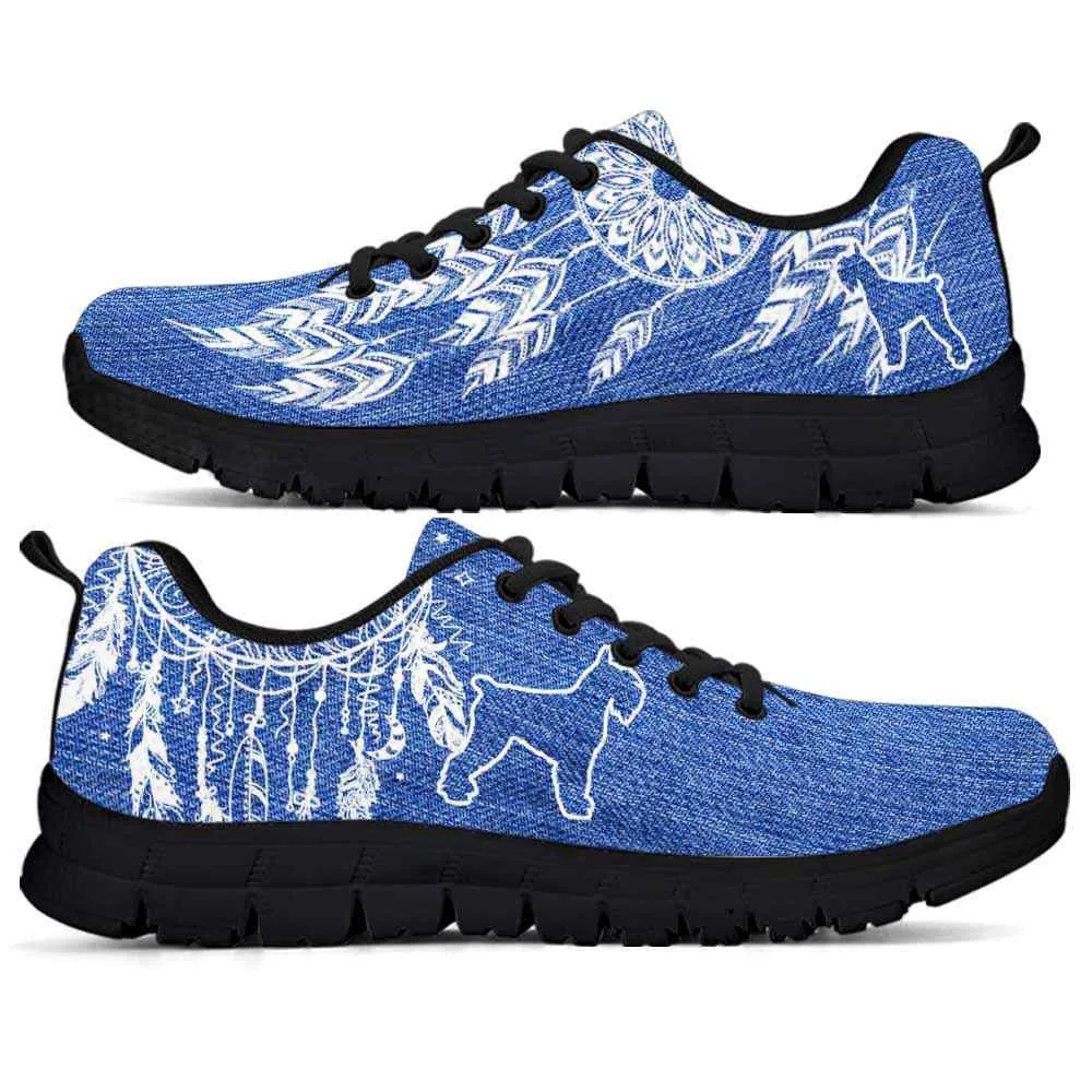Schnauzer Sneaker, Schnauzer Dog Lovers Sneakers Running Shoes Gift Women Men Dog Mom Dad, Schnauzer Shoes