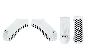 Supreme No-show Grip Socks White